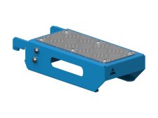 Mensola piana GPPH taglia S 252x106x62mm per tavoli fori 16mm