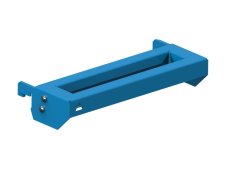 Mensola porta morsetti GPPH taglia M 306x127x60mm per tavoli fori 16mm
