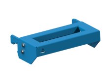 Mensola porta morsetti GPPH taglia S 206x127x60mm per tavoli fori 16mm