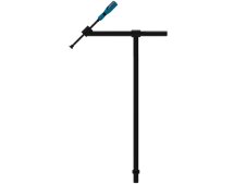 Morsetto a vite per tubi GPPH 800x445mm con angolazione 45°, fori 16mm