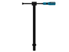Morsetto a vite orizzontale per tubi GPPH 500x175mm ad angolo di 90°, tavoli fori 16mm