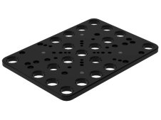 Piastra di montaggio per tubazioni GPPH 350mm per tavoli fori 16mm