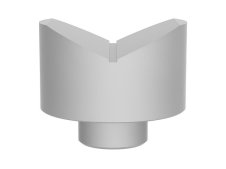 Prisma di sostegno GPPH 58mm, angolo 130° per tavoli fori 28mm