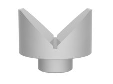 Prisma di sostegno GPPH 58mm, angolo 90° per tavoli fori 28mm