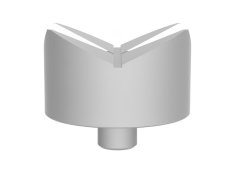 Prisma di sostegno GPPH 58mm, angolo 130-90° per tavoli fori 16mm
