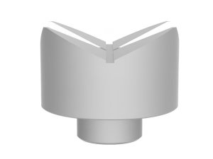 Prisma di sostegno GPPH 58mm, angolo 130-90° per tavoli fori 28mm