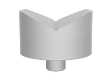 Prisma di sostegno GPPH 58mm, angolo 130° per tavoli fori 16mm