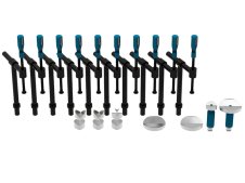 Accessori di serraggio tubi GPPH Mini da 20 pezzi per tavoli saldatura, fori 16-28mm Accessori di serraggio tubi GPPH Mini da 20 pezzi per tavoli saldatura, fori 16-28mm