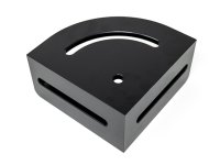 Squadra angolo rotazione 200x200mm SteelPlus GPPH, spessore 12mm per tavoli fori 16mm