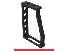 Squadra di battuta 200x300x150mm SteelMax GPPH, spessore 15mm, fori 28mm