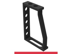 Squadra di battuta 200x300x150mm SteelMax GPPH, spessore 15mm, fori 28mm
