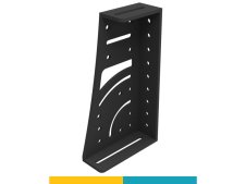 Squadra di battuta 275x500x175x100mm destra SteelPlus-SteelEco GPPH, spessore 12mm, fori 16mm