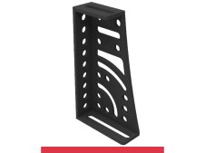 Squadra di battuta 275x500x175x100mm sinistra SteelMax GPPH, spessore 15mm, fori 28mm