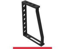 Squadra di battuta 275x400x200mm SteelMax GPPH, spessore 15mm, fori 28mm