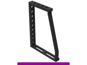 Squadra di battuta 350x500x250mm SteelExpert GPPH, spessore 25mm, fori 28mm