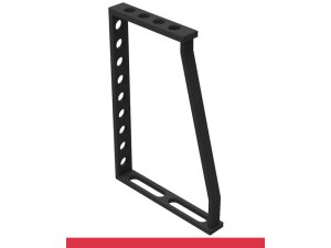 Squadra di battuta 350x500x250mm SteelMax GPPH, spessore 15mm, fori 28mm