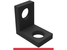 Squadra di battuta 75x75mm SteelMax GPPH, spessore 15mm, fori 28mm
