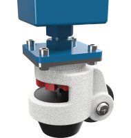 Banco per saldatura con ruote SteelMax GPPH in acciaio rinforzato 2x1mt fori 28mm