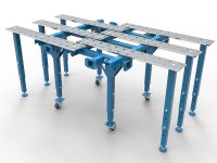 Banco per saldatura SteelPro GPPH 1,2x1,2mt in acciaio a piastre espandibile