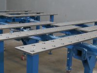 Banco per saldatura SteelPro GPPH 1,5x3,2mt in acciaio a piastre espandibile
