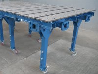 Banco per saldatura SteelPro GPPH 1,5x3,2mt in acciaio a piastre espandibile