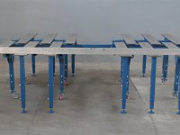 Banco per saldatura SteelPro GPPH 1,5x3,2mt in acciaio a piastre espandibile