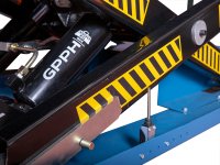 Banco per saldatura SteelEco idraulico GPPH 2x1mt spessore 8mm, fori 16mm su griglia diagonale