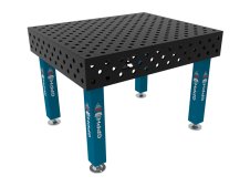 Banco per saldatura SteelMax GPPH 1,2x1mt spessore 15mm, fori 28mm griglia diagonale