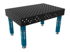 Banco per saldatura SteelMax GPPH 1,5x1mt spessore 15mm, fori 28mm griglia diagonale