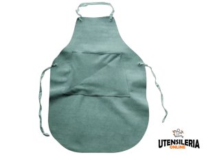 Grembiule protettivo in crosta rinforzato 1466R per saldatori con lacci 60x90cm