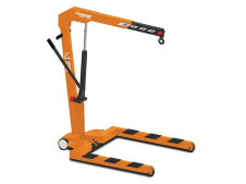 Gru pieghevole a U Unicraft WKP 1 TOP braccio estensibile, portata 1 ton