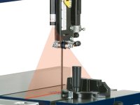 Sega a nastro verticale Holzkraft HBS 433 a 2 velocità, 1500W 400V
