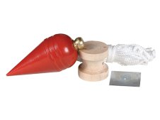 Filo a piombo conico a pera LTF IORI con scassa e filo, 500 gr Filo a piombo conico a pera LTF IORI con scassa e filo, 500 gr