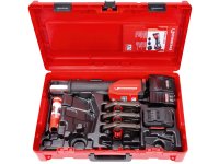 Kit Pressatrice Romax 4000 + Smerigliatrice Bosch GWS 18V-8 + Set Batterie 4Ah