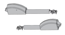 Kit scrocco maniglione antipanico CISA 07063.61 abbinabile 59816