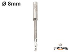 Fresa elicoidale allungata per alluminio Klein codolo Ø8mm Fresa elicoidale allungata per alluminio Klein codolo Ø8mm