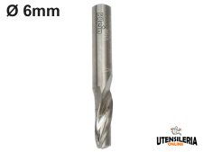 Fresa integrale HW Klein tipo traente per alluminio codolo Ø6mm Fresa integrale HW Klein tipo traente per alluminio codolo Ø6mm