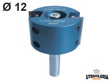 Fresa con coltellini HW Klein per scanalature codolo Ø12mm Fresa con coltellini HW Klein per scanalature codolo Ø12mm