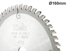 Lama per sega circolare HW Klein da 160x16mm, 48 denti