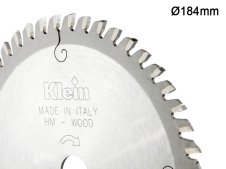 Lama per sega circolare HW Klein da 184x16mm, 56 denti