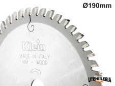 Lama per sega circolare HW Klein da 190x30mm