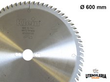 Lama circolare Klein XtraCut HW Ø600x60mm per sezionatrici Holzma, 60 denti
