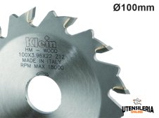 Lama circolare per lamello HW Klein Ø100x22mm