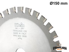 Lama circolare Dry Cut HW Klein Ø150x20mm, 30 denti