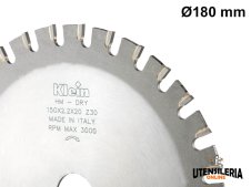 Lama circolare Dry Cut HW Klein Ø180x30mm, 30 denti