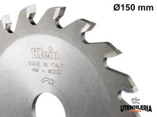 Lama circolare HW Klein per scanalature Ø150x30mm, 18 denti
