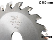 Lama circolare HW Klein per scanalature Ø180x30mm, 24 denti