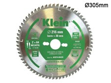 Lama circolare a spessore sottile Klein AR Ø305x30x2,6mm per legno, compensato, MDF, 48 denti