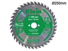 Lama circolare a spessore sottile Klein AP Ø250x30x2,4mm per legno, compensato, MDF, 42-80 denti