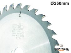 Lama circolare universale HW Klein antisibilo Ø250x30mm 48 denti